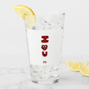 Ik Fuzzy U glazen Tumbler