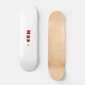 Ik Fuzzy U Skateboard (Voorkant)