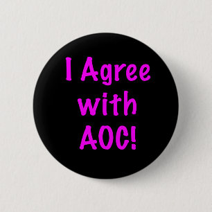 Ik ga akkoord met AOC Ronde Button 5,7 Cm
