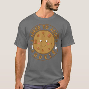 Ik ga akkoord met Cookie Lover Funny Baking-behand T-shirt