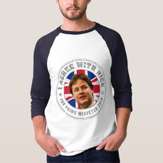 Ik ga akkoord met Nick Tshirt (Voorkant)