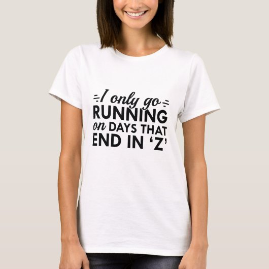 Ik Ga Alleen Hardlopen T-shirt (Voorkant)