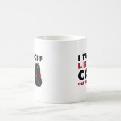 Ik ga als een kat uit de hel koffiemok (Center)