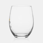 Ik ga beide kanten op grappig Gezegde Wijnglas Zonder Voet (Links)