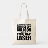 Ik ga de Chinese spionageballon neerschieten Tote Bag (Achterkant)