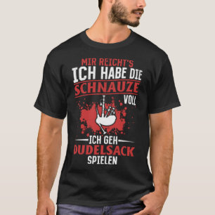 Ik ga de doedelzak van de doedelzak spelen t-shirt