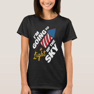 Ik ga de Sky Firecrackers 4 van J oplichten T-shirt