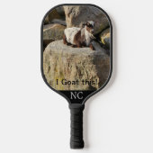 "Ik ga dit! North Carolina" Pickleball Paddle (Voorkant)