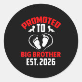 Ik ga een Big Brother 2026 worden gepromoveerd tot Ronde Sticker (Voorkant)