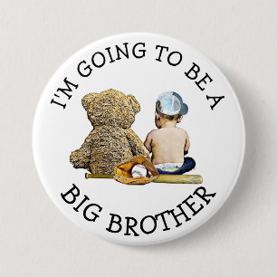 Ik ga een Big Brother-aankondiging worden Ronde Button 7,6 Cm