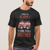 Ik ga een Broer Vuurtruck Baby onthullen Pa. T-shirt (Voorkant)