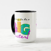 Ik ga een grote zuster worden mok (Voorkant links)