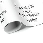 Ik ga een leraar Fysica trouwen Cadeaupapier (Rol Hoek)