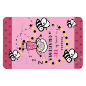 Ik ga een oma roze worden magneet (Horizontaal)