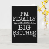 Ik ga eindelijk een grote broer worden kaart (Gele Bloem)
