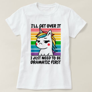 Ik ga er een Unicorn T-shirt overheen