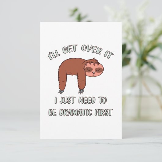 Ik ga er over. kaart (Staand voorkant)