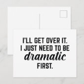 Ik ga er wel over. briefkaart (Voorkant / Achterkant)