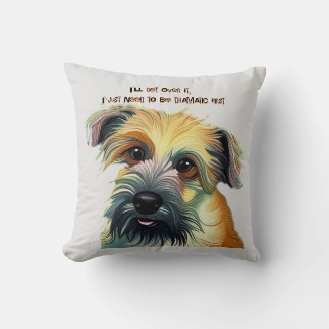 Ik ga er wel over, ik moet eerst dramatisch zijn kussen (Voorkant)