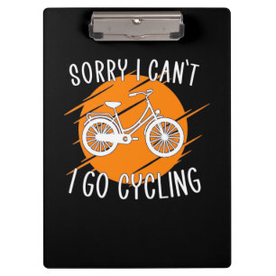 Ik ga fietsen klembord