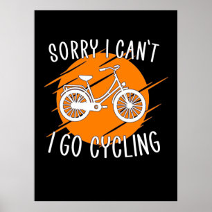 Ik ga fietsen poster