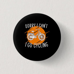 Ik ga fietsen ronde button 3,2 cm