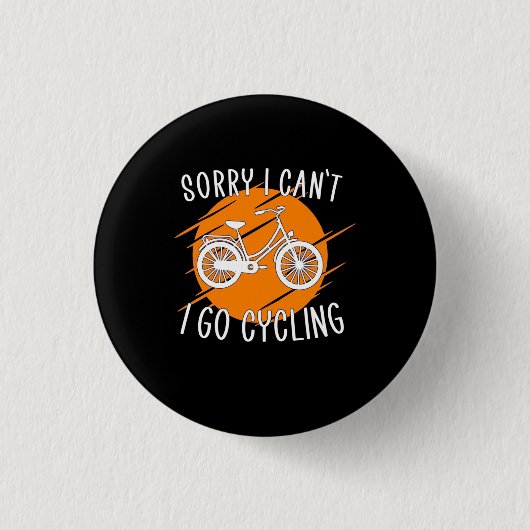 Ik ga fietsen ronde button 3,2 cm (Voorkant)