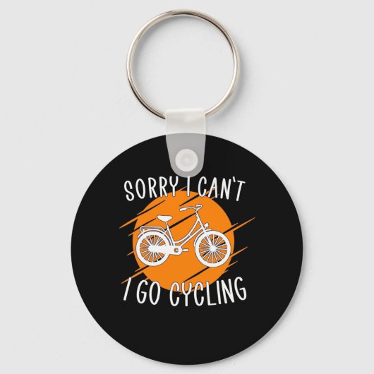 Ik ga fietsen sleutelhanger (Voorkant)