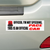 Ik ga geen Bumpersticker doorstaan (Op auto)