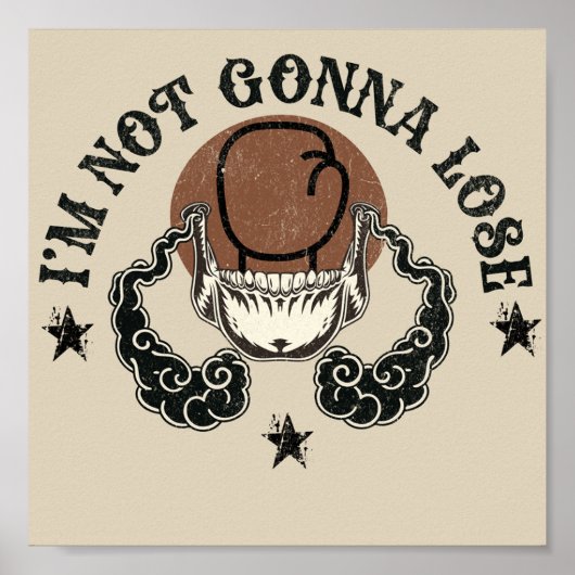 Ik ga geen Posters en Prints art design verliezen (Voorkant)