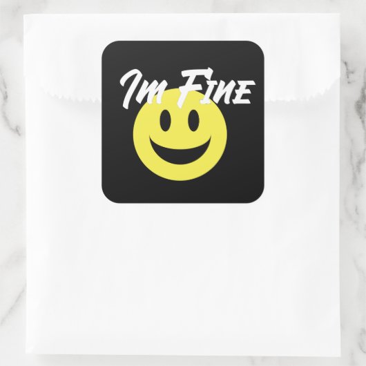 Ik Ga Goed Sticker (Tas)
