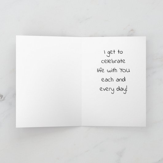 "IK GA HET LEVEN MET JULLIE VERSNELLEN" ALLE KWEST KAART (Binnen)