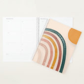Ik ga het proberen | Grappige regenboog monogram Planner (Display)