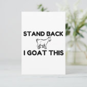 Ik ga hier naartoe bedankkaart (Staand voorkant)