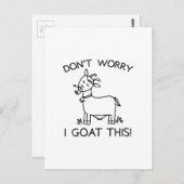 Ik ga hier naartoe briefkaart (Voorkant / Achterkant)