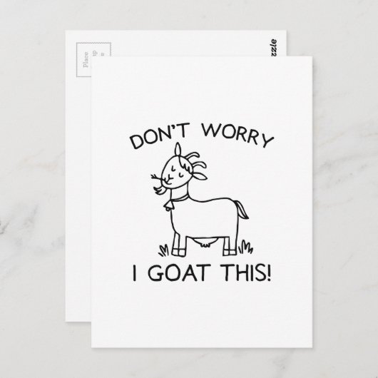 Ik ga hier naartoe briefkaart (Voorkant / Achterkant)