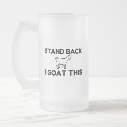 Ik ga hier naartoe matglas bierpul (Links)