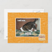 Ik ga hier slapen briefkaart (Voorkant / Achterkant)