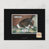 Ik ga hier slapen briefkaart (Voorkant)