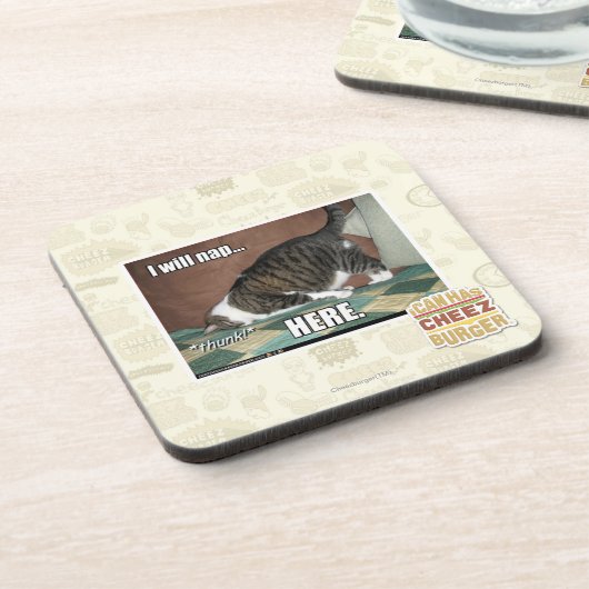 Ik ga hier slapen drankjes onderzetter (Linkerzijde)