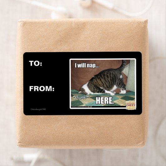 Ik ga hier slapen etiket (Insitu)