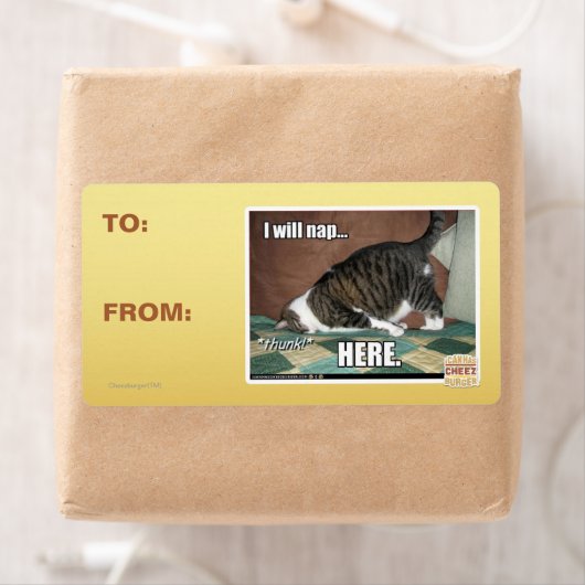 Ik ga hier slapen etiket (Insitu)