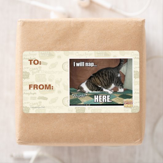 Ik ga hier slapen etiket (Insitu)