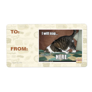 Ik ga hier slapen etiket