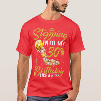 Ik ga in m'n 30e verjaardag als een bossenkop. t-shirt