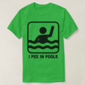 Ik ga in pools zitten met een grappig zwembord t-shirt (Design voorkant)