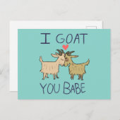 Ik ga je baby Briefkaart halen (Voorkant / Achterkant)