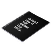 Ik ga je e-mails echt missen notitieboek (Linkerzijde)