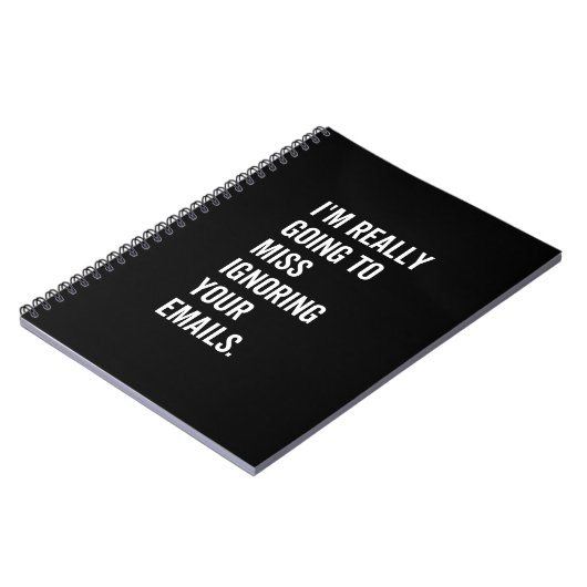 Ik ga je e-mails echt missen notitieboek (Linkerzijde)