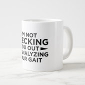 Ik ga je niet achterhalen... ik analyseer je gat.. grote koffiekop (Voorkant rechts)